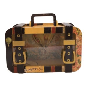 Maleta alcancía café